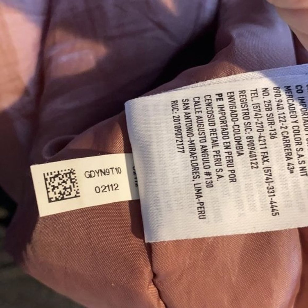 American Eagle Blush Pink Corduroy Faux Fur Hood Parka Jacket: Size XXS - Picture 12 of 13